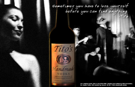 Tito's Vodka - Concept in store case card. Brand Identity, Glenn Clegg